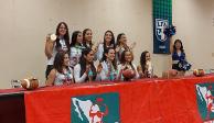 Jugadoras del equipo Femenil de México de Flag Football.