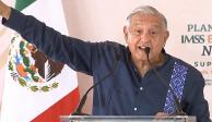 El Presidente Andrés Manuel López Obrador, durante la supervisión del Plan de Salud IMSS-Bienestar en Nayarit.
