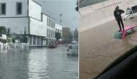 Intensas lluvias azotan a Ecatepec; se reportan inundaciones.