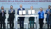 Bedolla y Sheinbaum firman convenio para fortalecer a la Policía Auxiliar de Michoacán