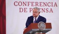 Durante la conferencia de prensa matutina del Presidente Andrés Manuel López Obrador se fue la energía eléctrica por unos segundos.