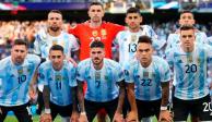 Jugadores de la Selección Argentina.