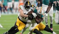 Una acción del ​Pittsburgh Steelers vs Miami Dolphins, Semana 7 NFL