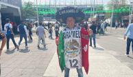 Caramelo, el aficionado número 1 del deporte mexicano, presente en el Gran Premio de México de F1.