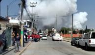 En Tultepec hubo una explosión en la zona de polvorines.
