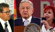 El Presidente López Obrador tomó distancia del conflicto entre el senador Ricardo Monreal y la gobernadora de Campeche, Layda Sansores.