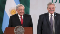 Presidente López Obrador y Alberto Fernández, presidente de Argentina, en una fotografía de archivo.