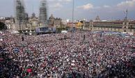 En la imagen: Cientos de personas durante la marcha de AMLO, el pasado 27 de noviembre de 2022.