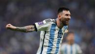 Messi ganó la Copa del Mundo con la Selección Argentina en Qatar 2022.