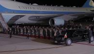El avión presidencial cuenta con habitaciones para personal del servicio secreto, asesores superiores, prensa.