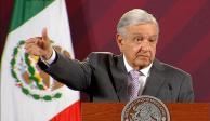 Andrés Manuel López Obrador, Presidente de México, durante conferencia matutina de este miércoles.
