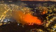 Incendio forestal devora Bosque de los Remedios; fuego comenzó en pastizales desde las cinco de la tarde