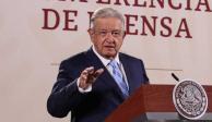 El Presidente López Obrador ofrece conferencia este 19 de abril del 2023, desde Palacio Nacional, en la Ciudad de México.