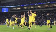 Los jugadores del Inter de Milán celebran tras eliminar al Porto en los octavos de final de la Liga de Campeones, el 14 de marzo de 2023, en Oporto.
