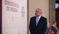 El Presidente López Obrador ofreció conferencia este 1 de mayo del 2023, desde Palacio Nacional, en la Ciudad de México.