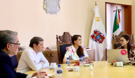 La gobernadora de Aguascalientes, Tere Jiménez, sostuvo una reunión con autoridades del Instituto de Seguridad y Servicios Sociales de los Trabajadores del Estado (ISSSTE).