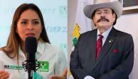 La dirigente nacional del Partido Verde, Karen Castrejón, niega vayan a declinar en favor del candidato Armando Guadiana; '¿Cómo nos veríamos al llevar a un empresario taurino?', dice