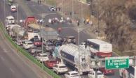 Cierran la autopista México-Pachuca