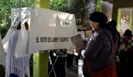 Mexiquenses regresan a las urnas este domingo 4 de junio; en foto, casillas electorales en Toluca, en 2018.
