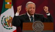 El presidente de México, Andrés Manuel López Obrador, durante la conferencia matutina desde Palacio Nacional el 12 de mayo de 2023