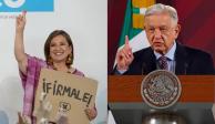 Presidente López Obrador arremetió una vez más contra Xóchitl Gálvez.