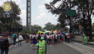 Marcha 'no binaria' en Paseo de la Reforma.