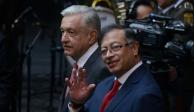 Presidente López Obrador (izq.) junto al presidente de Colombia, Gustavo Petro (der.), en una reunión de 2022.