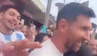 Lionel Messi desató la locura entre varios de sus fans a su salida de una tienda en Miami.