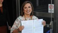 La senadora panista, Xóchitl Gálvez, acudió a la Fiscalía General de la República (FGR) para pedir el acceso a las carpetas de investigación qué existen en su contra.