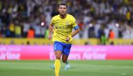 Cristiano Ronaldo festeja un gol con el Al-Nassr en el Campeonato de Clubes Árabes.