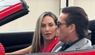 ¿Chapulineado? Ex novia de Luis Miguel es captada con Roberto Palazuelos en un Ferrari