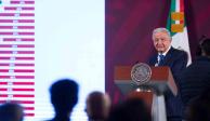 Andrés Manuel López Obrador, presidente de México, ofreció su conferencia de prensa este miércoles 6 de septiembre del 2023, desde Palacio Nacional, en la CDMX.r