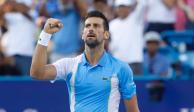 Novak Djokovic en la final del Masters de Cincinnati ante Carlos Alcaraz