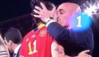 Luis Rubiales besó en la boca a Jennifer Hermoso en la ceremonia de premiación del Mundial Femenil 2023.