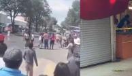 Se registra balacera en mercado de Toluca; reportan personas heridas