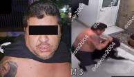 Policía de la Ciudad de México detiene a hombre que golpeó a mujer y la arrastró jalándola del pelo, en la colonia Narvarte.