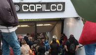 Usuarios del Metro indicaron que cerraron la estación Copilco, luego de que un joven se arrojara a las vías el pasado 28 de agosto.