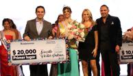 Alejandra Gutiérrez se coronó ganadora del certamen 'Señorita Fiestas Patrias Huixquilucan 2023'.