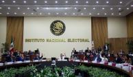 Sesión del pleno del Instituto Nacional Electoral.