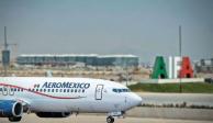 Vuelo de Aeroméxico, desde el AIFA.