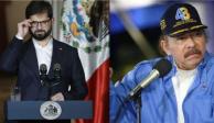 El ´residente de Chile, Gabriel Boric, tacha de 'dictador' a Daniel Ortega luego de que éste lo llamara 'pinochetito'.