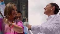 Claudia Sheinbaum y Xóchitl Gálvez celebran 213 años de independencia de México