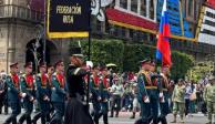 En el Desfile Militar del 16 de septiembre participó un contingente del Ejército ruso.