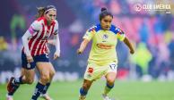 América y Chivas disputaron Clásico Nacional Femenil en el Estadio Azteca