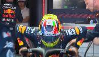Checo Pérez sube a su monoplaza para regresar al GP de Japón de F1