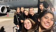 Las gimnastas mexicanas que fueron rescatadas en Israel regresaron a México.