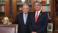 Andrés Manuel López Obrador y Américo Villarreal.