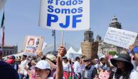 "Todos somos PJF", es una de las premisas de los manifestantes.