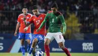 Una acción del debut de México en los Juegos Panamericanos Santiago 2023 ante el anfitrión Chile