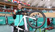 La ciclista Antonieta Gaxiola se quedó con la plata en la prueba de madison de los Juegos Panamericanos 2023.